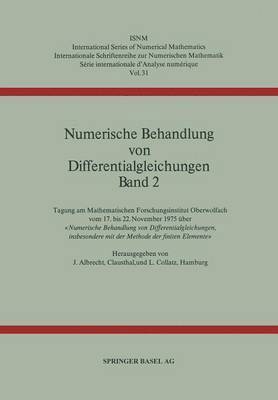 bokomslag Numerische Behandlung von Differentialgleichungen Band 2