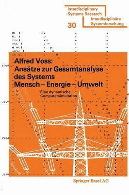 bokomslag Anstze zur Gesamtanalyse des Systems Mensch  Energie  Umwelt