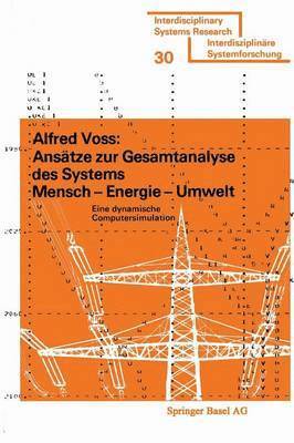 VOSS, Voss - Ansätze zur Gesamtanalyse des Systems Mensch — Energie — Umwelt, Häftad