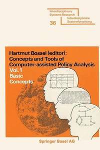 bokomslag Concepts and Tools of Computer-assisted Policy Analysis