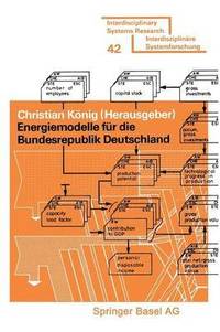 bokomslag Energiemodelle fr die Bundesrepublik Deutschland