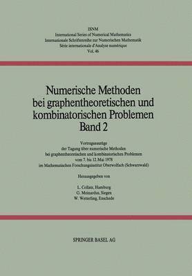 bokomslag Numerische Methoden bei graphentheoretischen und kombinatorischen Problemen