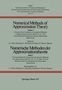 bokomslag Numerische Methoden der Approximationstheorie / Numerical Methods of Approximation Theory