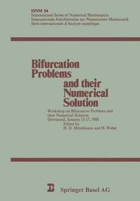 bokomslag Bifurcation Problems and their Numerical Solution