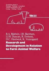 bokomslag Research and Development in Relation to Farm Animal Welfare