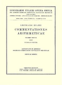 bokomslag Commentationes arithmeticae