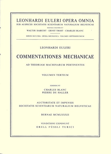 bokomslag Commentationes mechanicae et astronomicae ad scientiam navalem pertinentes 2nd part