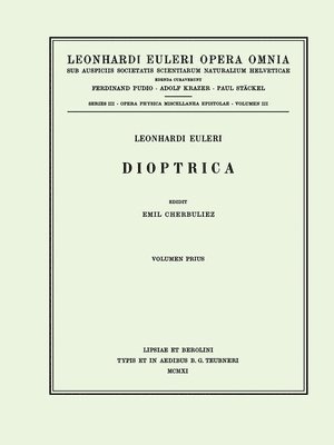 bokomslag Dioptrica 1st part