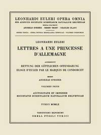 bokomslag Lettres a une princesse d'Allemagne 1st part