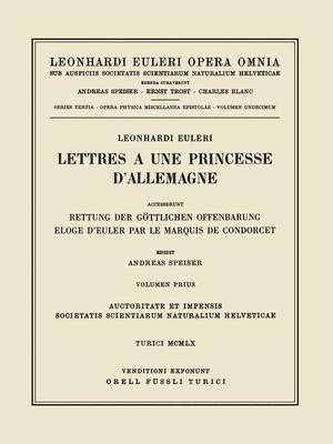 bokomslag Lettres a une princesse d'Allemagne 1st part