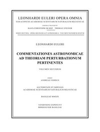 bokomslag Commentationes Astronomicae Ad Theoriam Perturbationum Pertinentes 2Nd Part