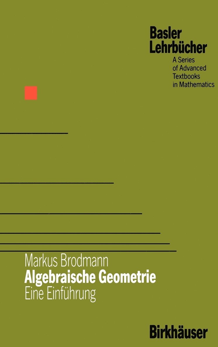 Algebraische Geometrie 1