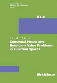 bokomslag Continual Means and Boundary Value Problems in Function Spaces