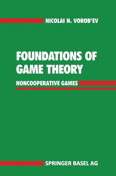 bokomslag Foundations of Game Theory