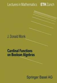 bokomslag Cardinal Functions on Boolean Algebras