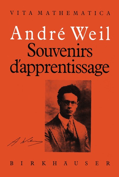 André Weil - Souvenirs d'apprentissage, Inbunden