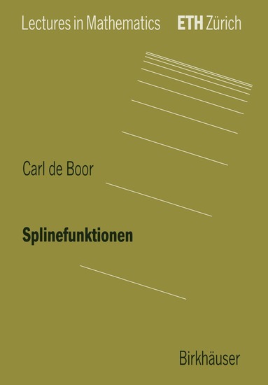 Carl de Boor - Splinefunktionen, Häftad