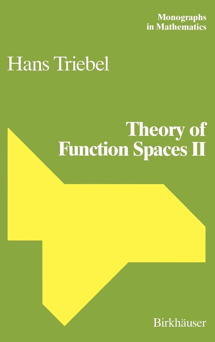 Theory of Function Spaces II 1