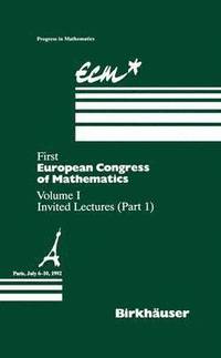 bokomslag First European Congress of Mathematics Paris, July 610, 1992
