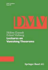 bokomslag Lectures on Vanishing Theorems