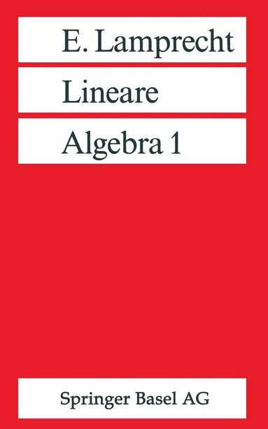 bokomslag Lineare Algebra 1