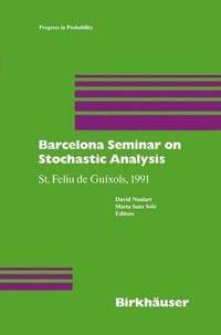 bokomslag Barcelona Seminar on Stochastic Analysis