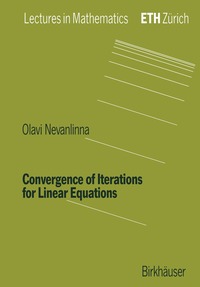 bokomslag Convergence of Iterations for Linear Equations