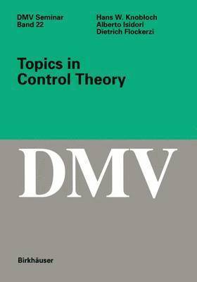 bokomslag Topics in Control Theory