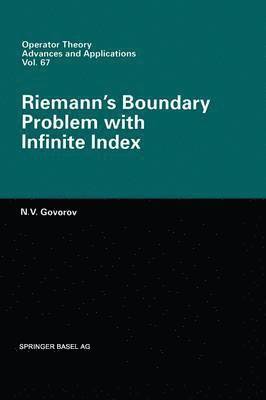 Riemanns Boundary Problem with Infinite Index 1