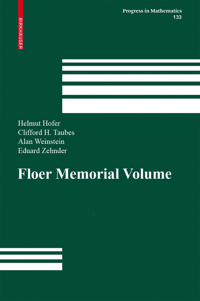 The Floer Memorial Volume 1