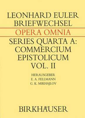 bokomslag Briefwechsel von Leonhard Euler mit Johann I Bernoulli und Niklaus I Bernoulli