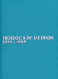 bokomslag Herzog & de Meuron 1978-1988