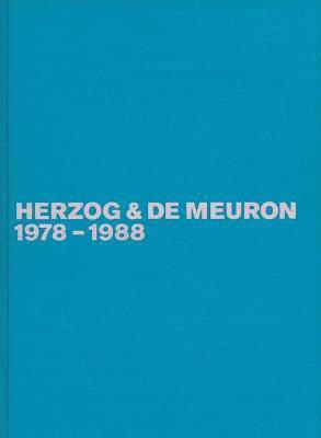 bokomslag Herzog & de Meuron 1978-1988