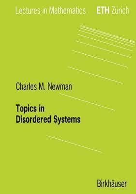 Topics in Disordered Systems 1