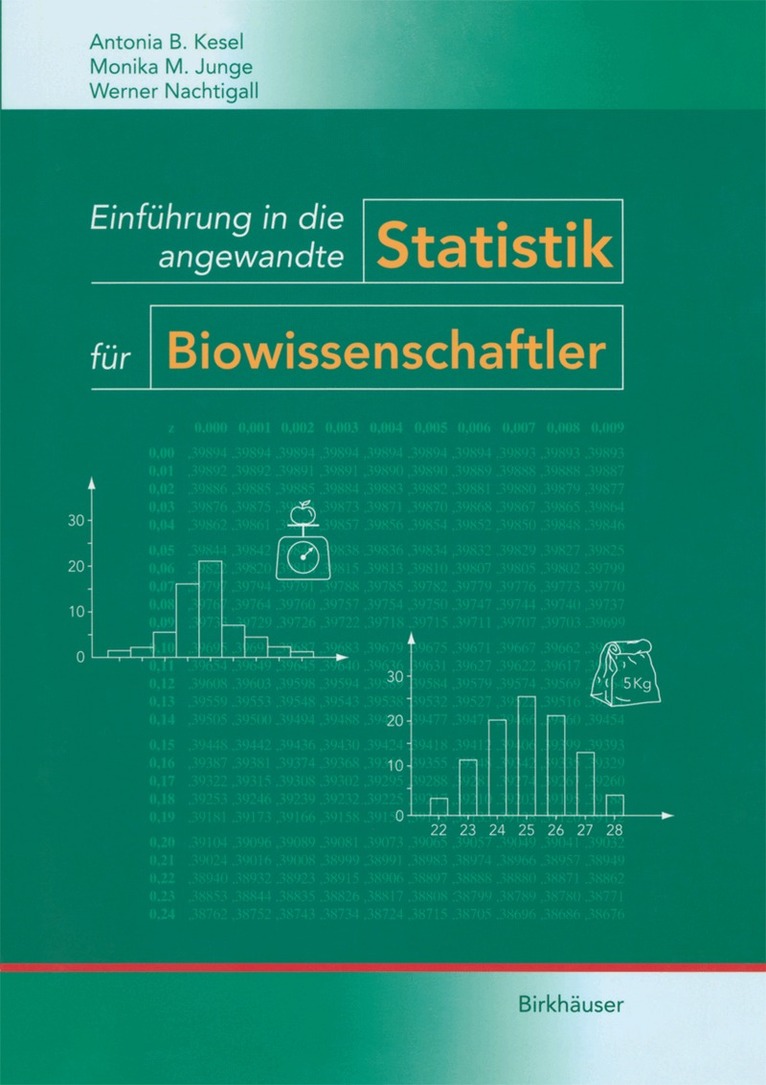 Antonia Kesel, Monika M. Junge, W. Nachtigall - Einführung in die angewandte Statistik für Biowissenschaftler, Häftad. Tillgänglighet: Lägg i varukorg