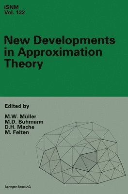 New Developments in Approximation Theory 1