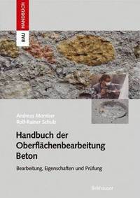 bokomslag Handbuch der Oberflchenbearbeitung Beton