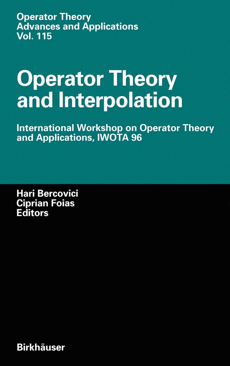 Operator Theory and Interpolation
