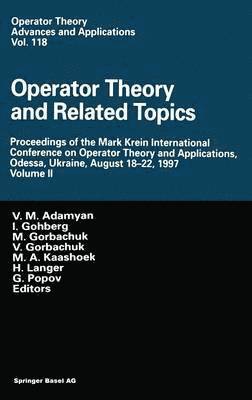 Operator Theory and Related Topics 1