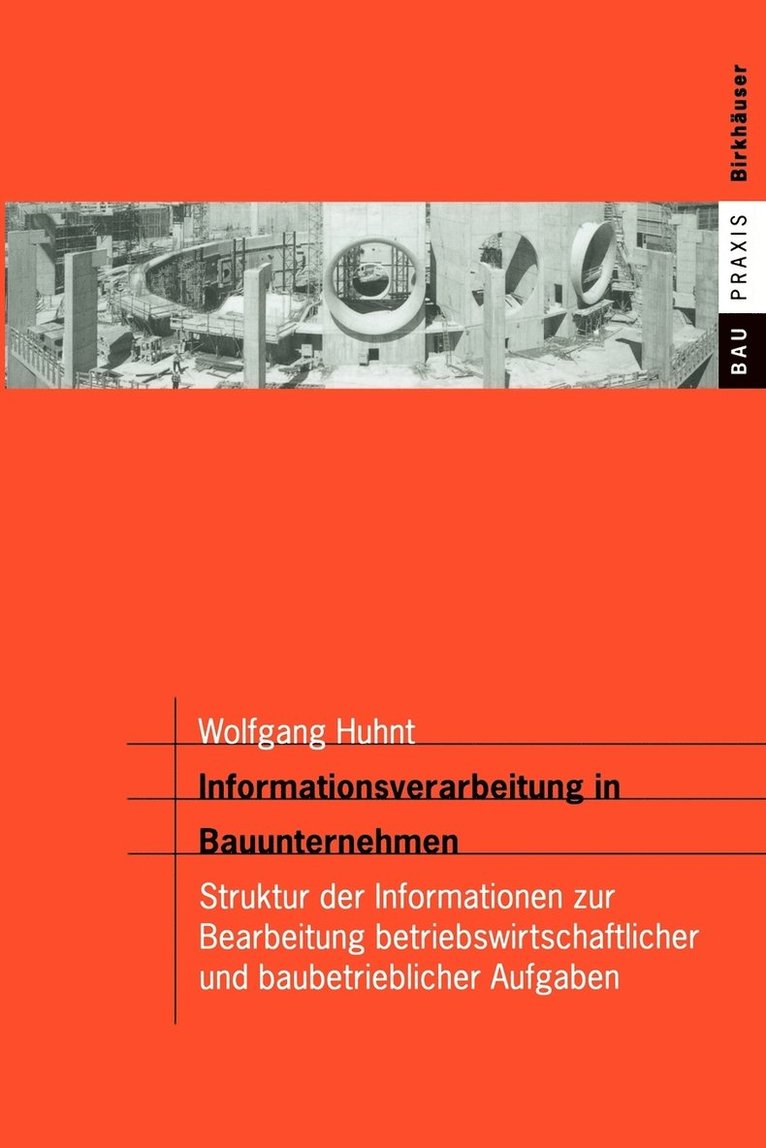 Informationsverarbeitung in Bauunternehmen 1