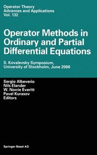 bokomslag Operator Methods in Ordinary and Partial Differential Equations