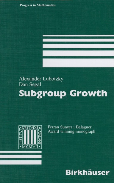 bokomslag Subgroup Growth