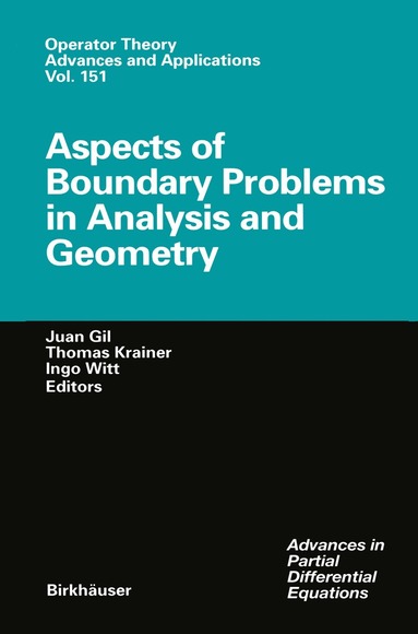 Juan Gil, Thomas Krainer, Ingo Witt - Aspects of Boundary Problems in Analysis and Geometry, Inbunden