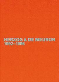 bokomslag Herzog & de Meuron 1992-1996