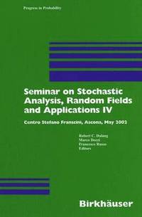 bokomslag Seminar on Stochastic Analysis, Random Fields and Applications IV