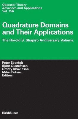 Quadrature Domains and Their Applications 1