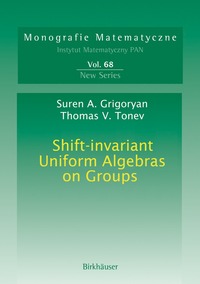 bokomslag Shift-invariant Uniform Algebras on Groups