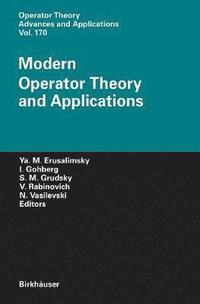 bokomslag Modern Operator Theory and Applications