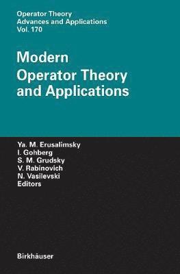 bokomslag Modern Operator Theory and Applications