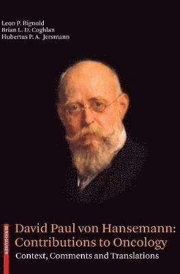 bokomslag David Paul von Hansemann: Contributions to Oncology